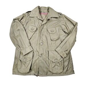 Vintage Canadian Army Combat Jacket Shell w/ US M-1951 Quilted Liner | Large